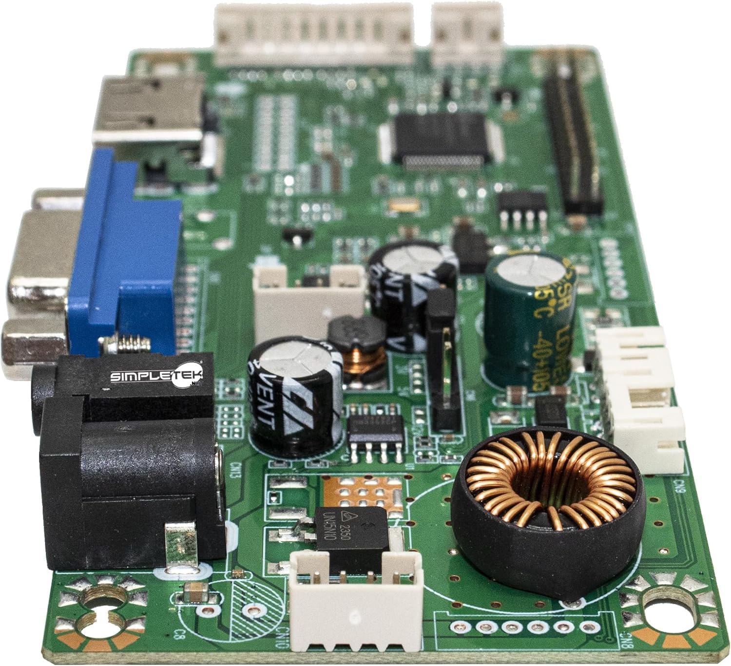 SIMPLETEK - Controller Modulo Porte | HDMI VGA Jack Audio 3.5 mm | Alimentazione 5V | Ricambio Originale per Monitor 17" Simpletek