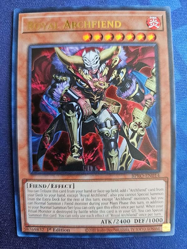 Royal Archfiend - BPRO-EN014 - Ultra Rare - 1st Edition