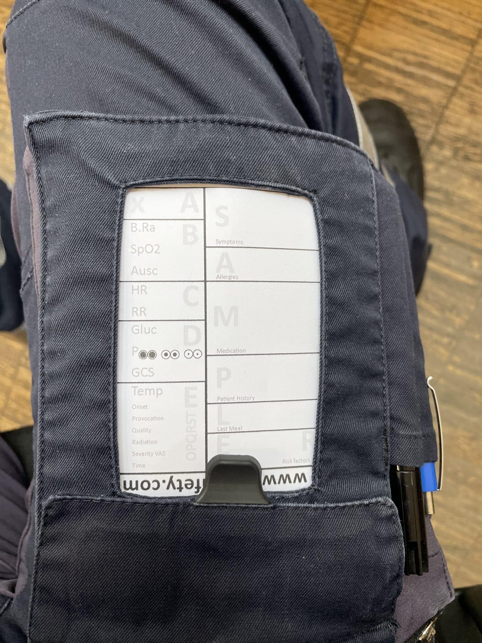 Lot De 10 Blocs De Pantalon ABCDE Pour Services D'Urgence - Format A6 Compact, Documentation Rapide