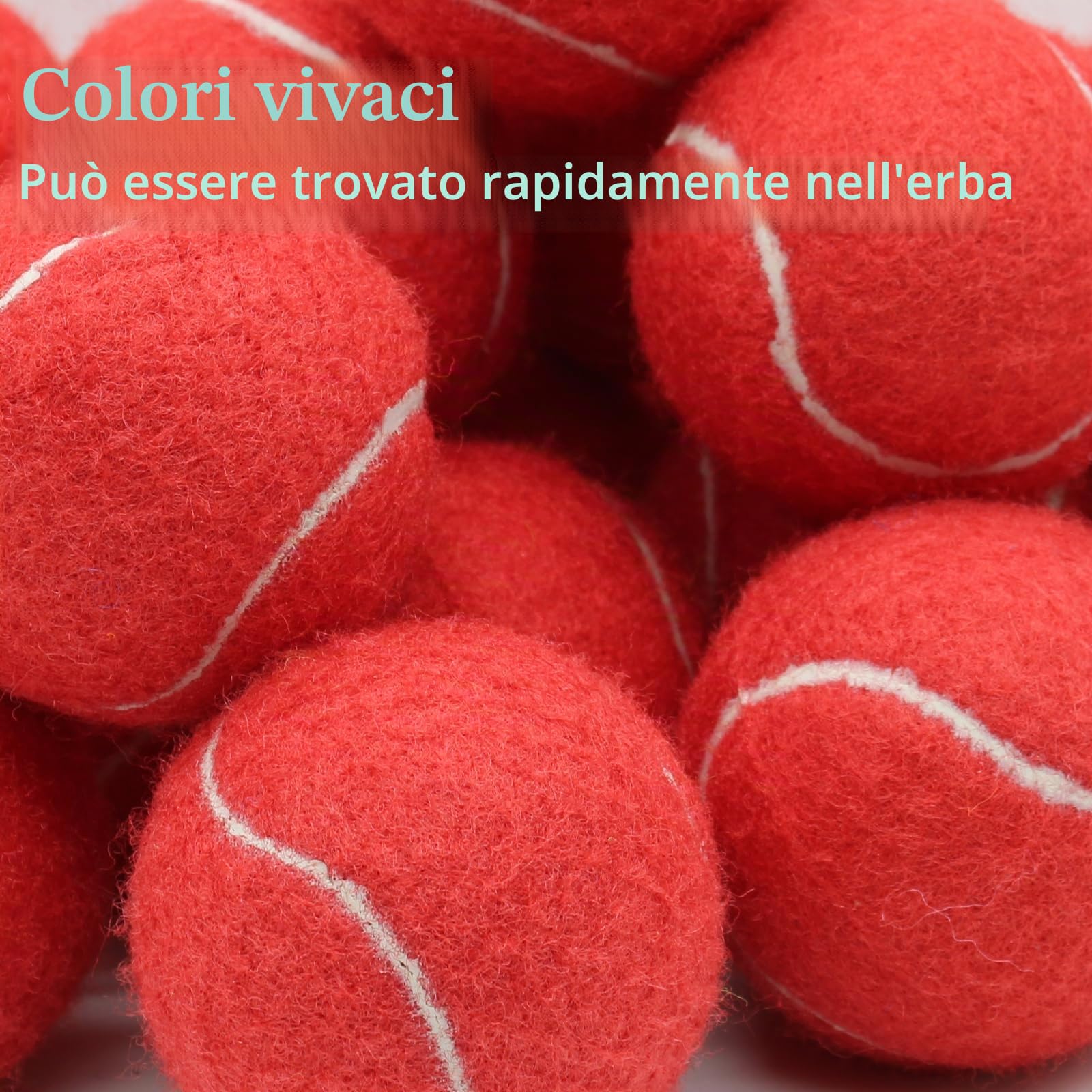 SHYUJAJIE Palline da tennis, confezione da 20 palline da tennis per allenamento, ad alta elasticità, per principianti, esercizio fisico per cani
