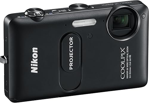 Miniatura 3 de NIKON - Coolpix S1200pj Cámara digital negra con zoom de 14.1 megapíxeles con proyector incorporado