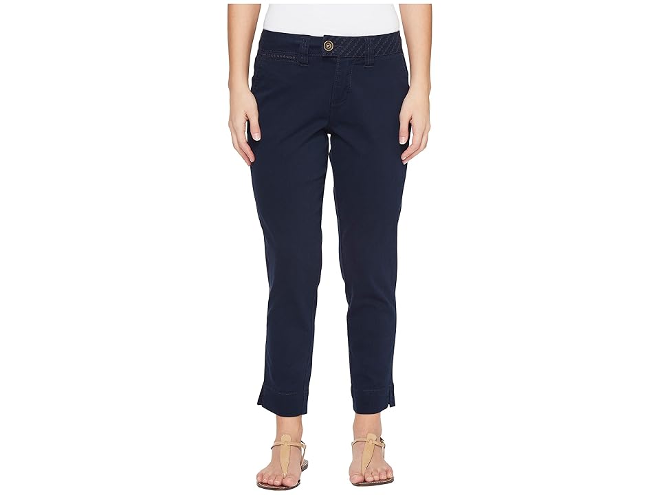 

Jag Jeans Petite Petite Creston Ankle Crop in Bay Twill (Nautical Navy) Women's Casual Pants