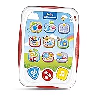 Baby Clementoni - Il Mio Primo Tablet Parlante, Gioco Interattivo con Luci e Suoni
