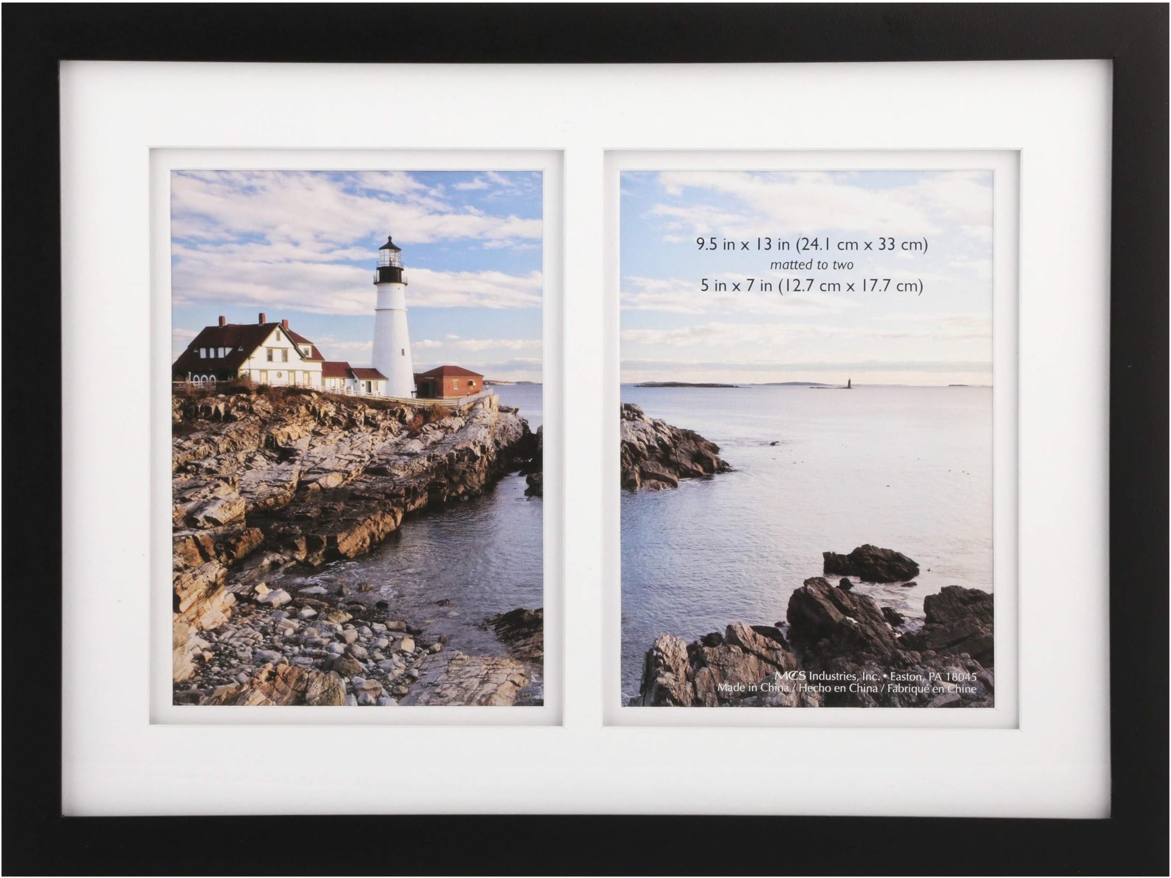 Canopy Black Gallery 2 Open 5"x7" Collage Frame