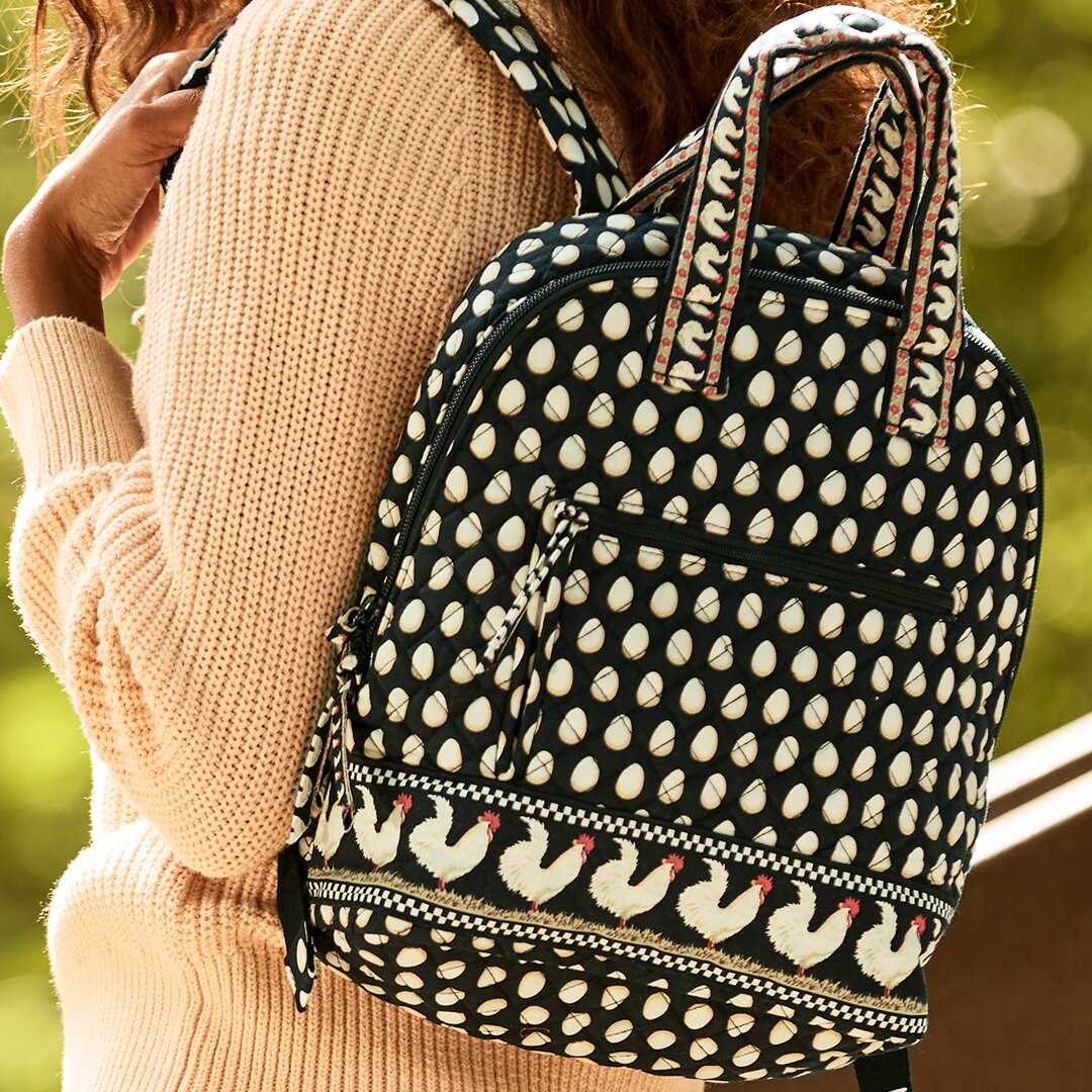Amazon.com: Cotton Mini Totepack Backpack, Provence Paisley