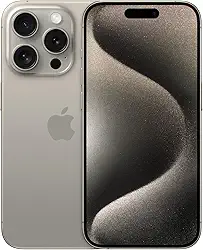 Apple iPhone 15 Pro (128 GB) — Titânio natural (Recondicionado)