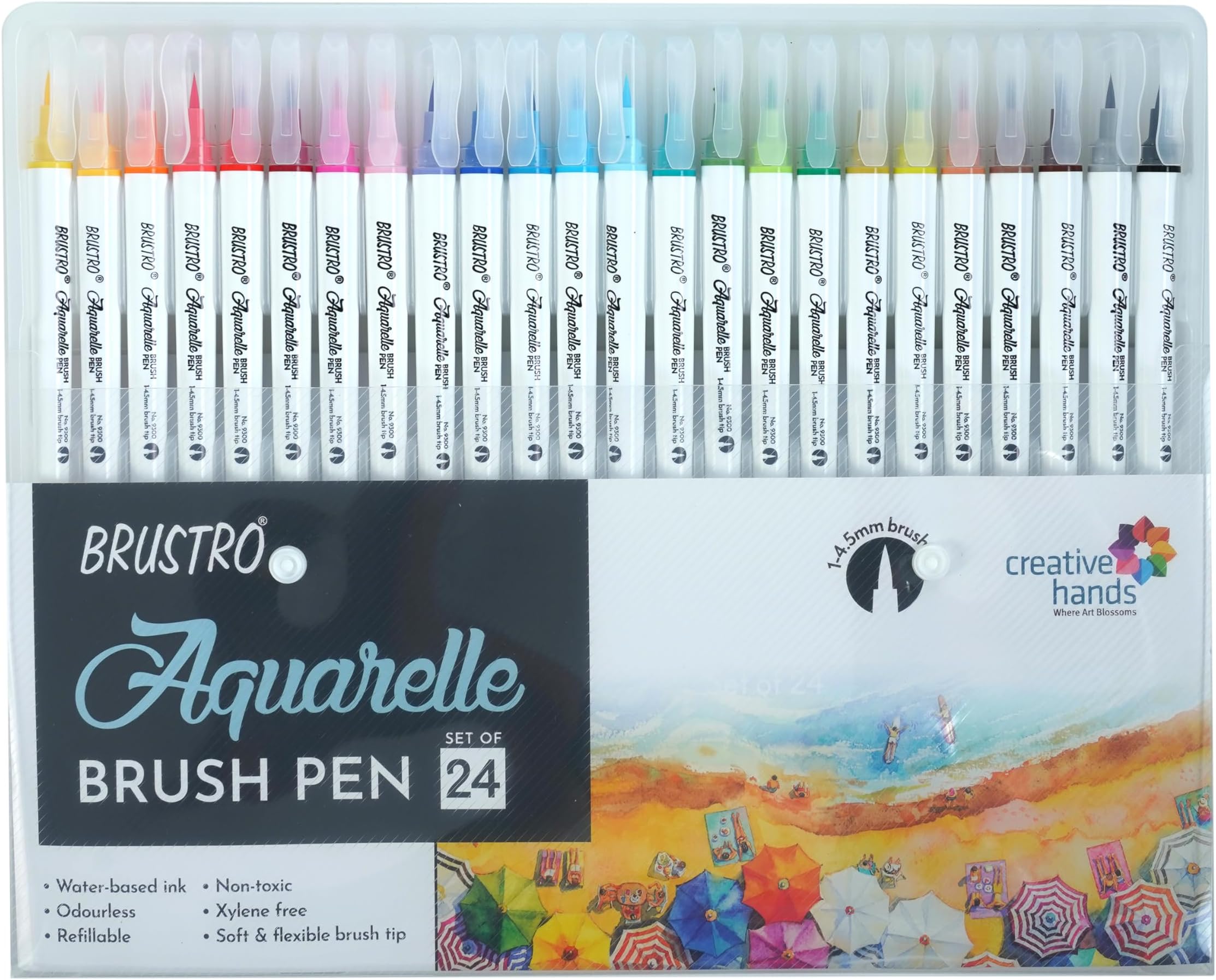 Aquarelle Brush Pen Set of 24