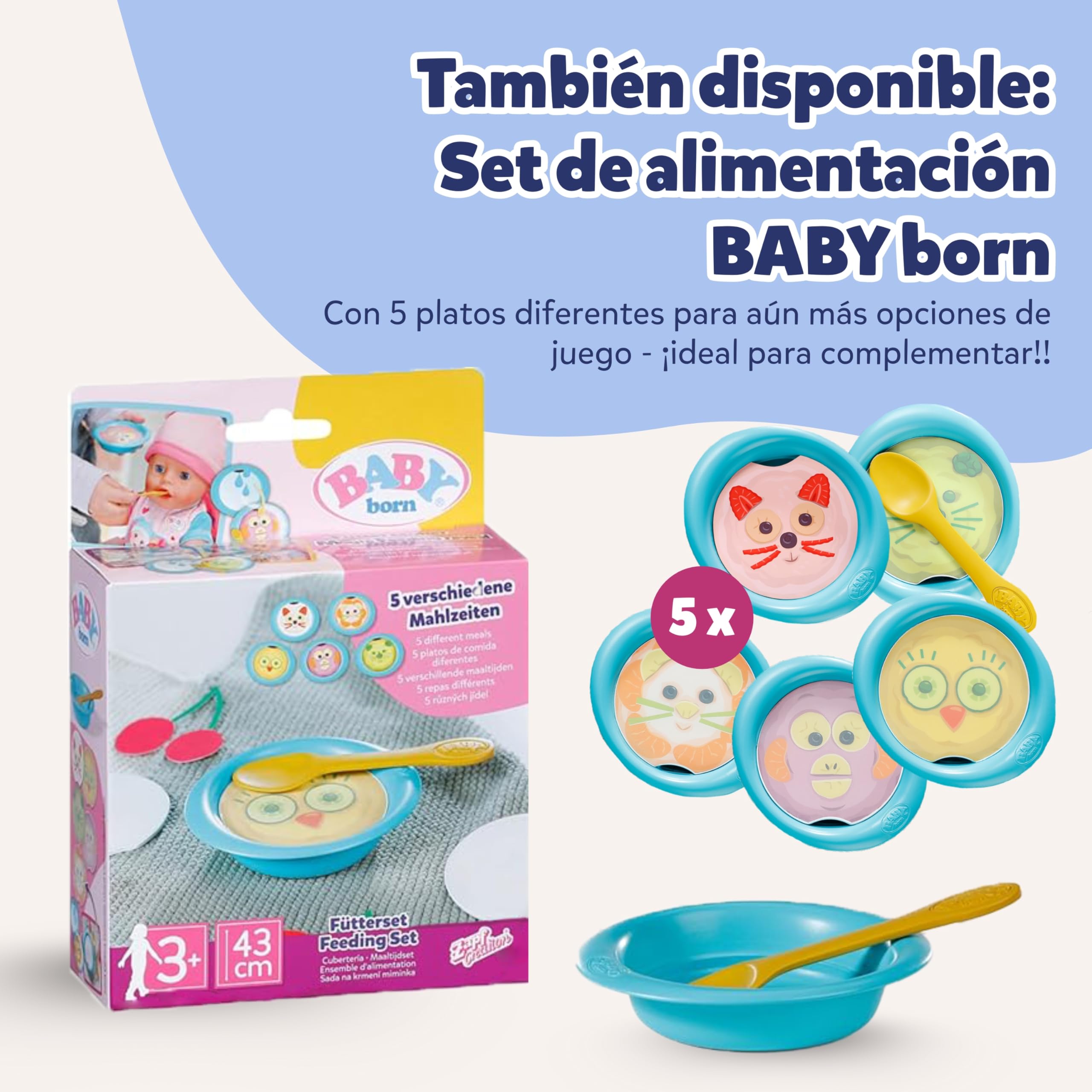 BABY born Lunch Time Table