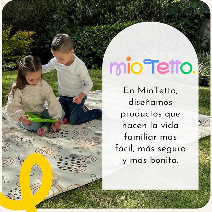 Alfombra de juegos plegable Miotetto 198x149 cm antideslizante impermeable miniatura 9