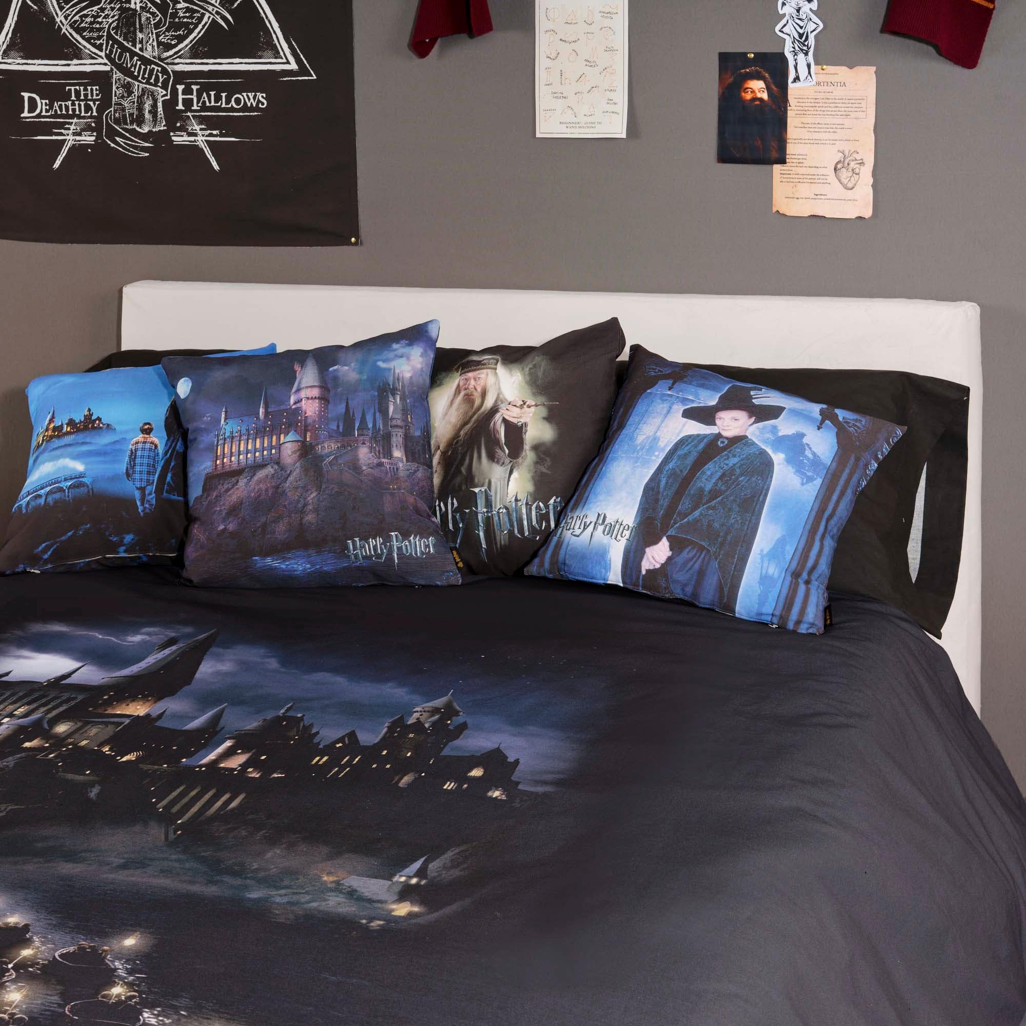 BELUM | Federa cuscino Harry Potter Dimensioni: 50 x 50 - Modello: Harry Potter Original A - Tessuto: Half Panama 100% cotone. 250 gr