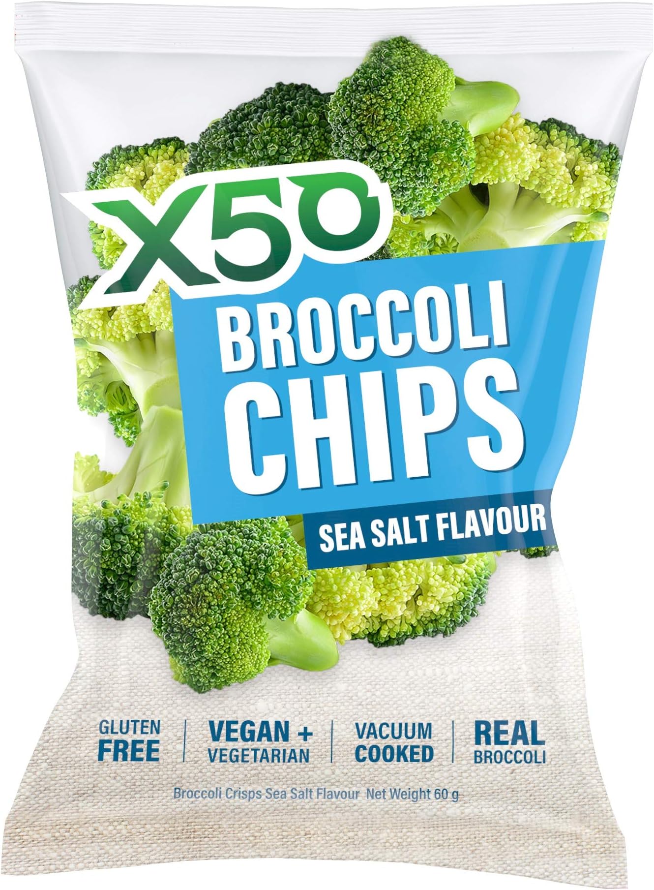 X50 Broccoli Chips Sea Salt - 60g