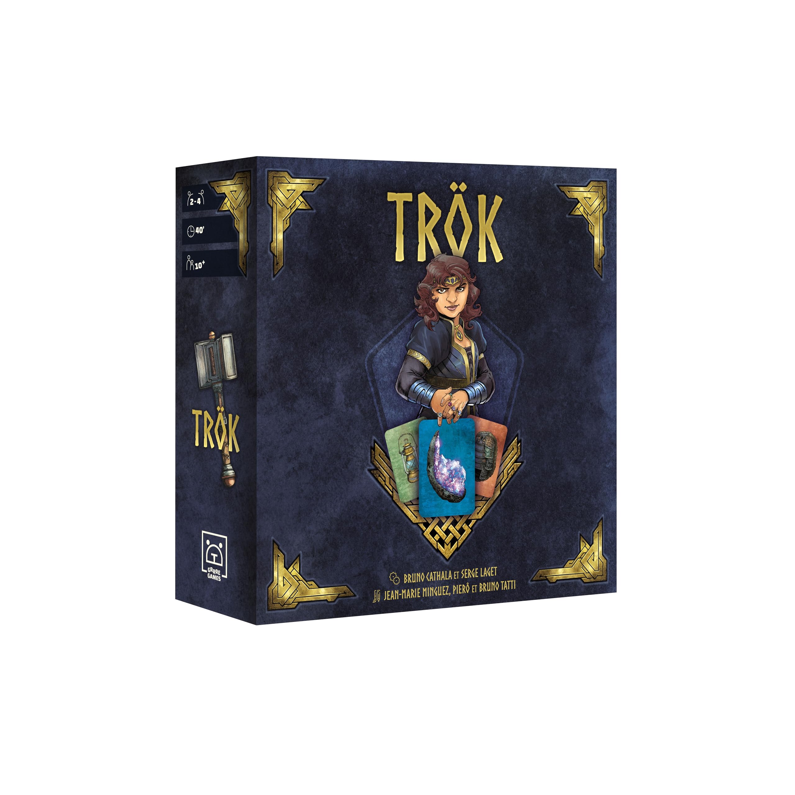 Blackrock Games Trök, Cartes stratégiques et Combinaisons, 2-4 Joueurs 10+