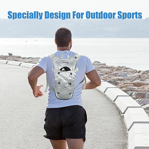 Miniatura 6 de Zavothy Mochila de hidratación con mochila de hidratación de 2 litros para senderismo, paquete de hidratación para correr, ciclismo, senderismo