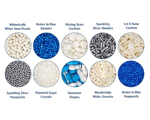 Miniatura 4 de Mystic Sprinkles Kits de decoración de espolvorear para Navidad (Día de la nieve! Kit de decoración de espolvorear 7.4 onzas)