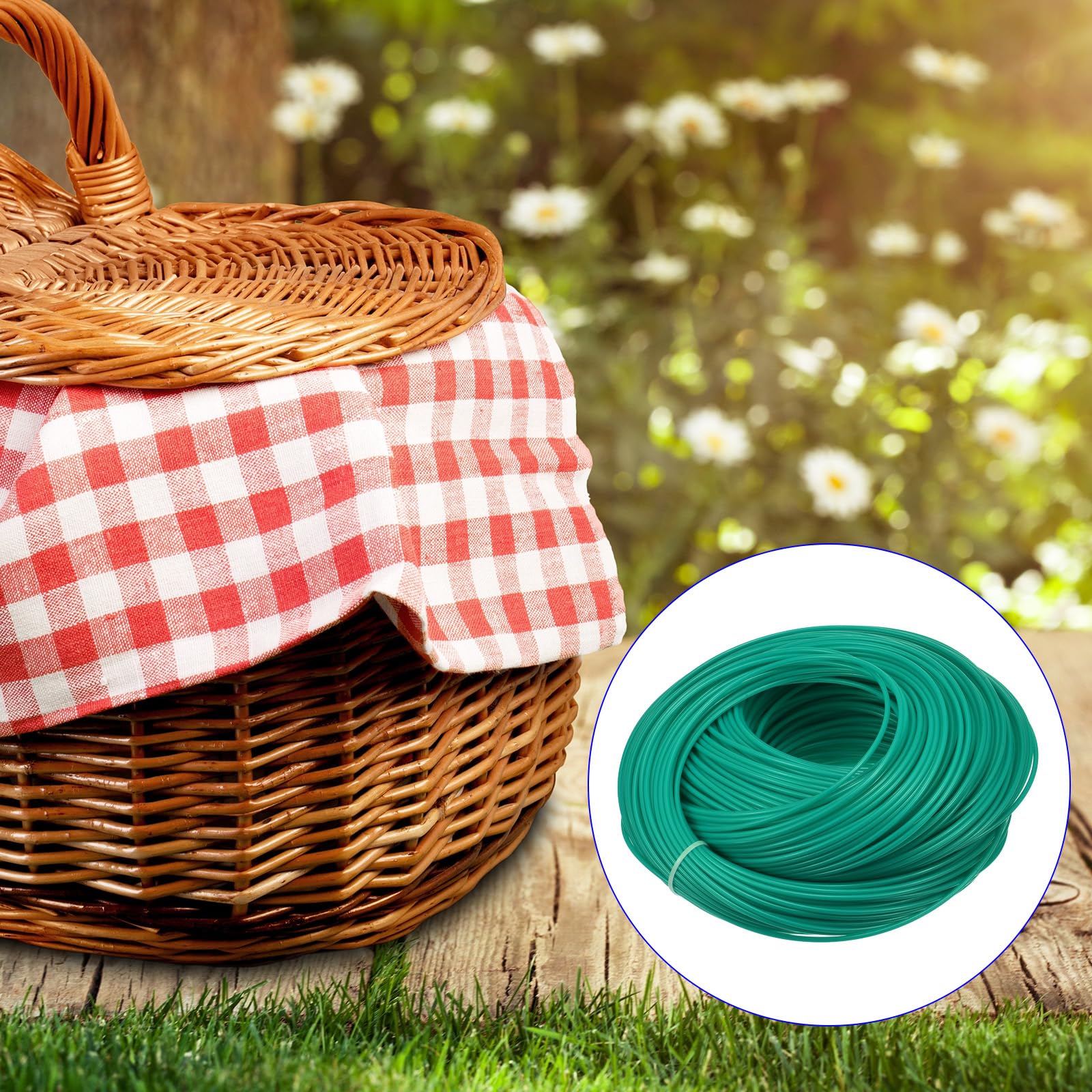M METERXITY Wicker Repair Kit, Round Synthetic Rattan Fix Kit Plastic Wicker, Innovative DIY - Image 3