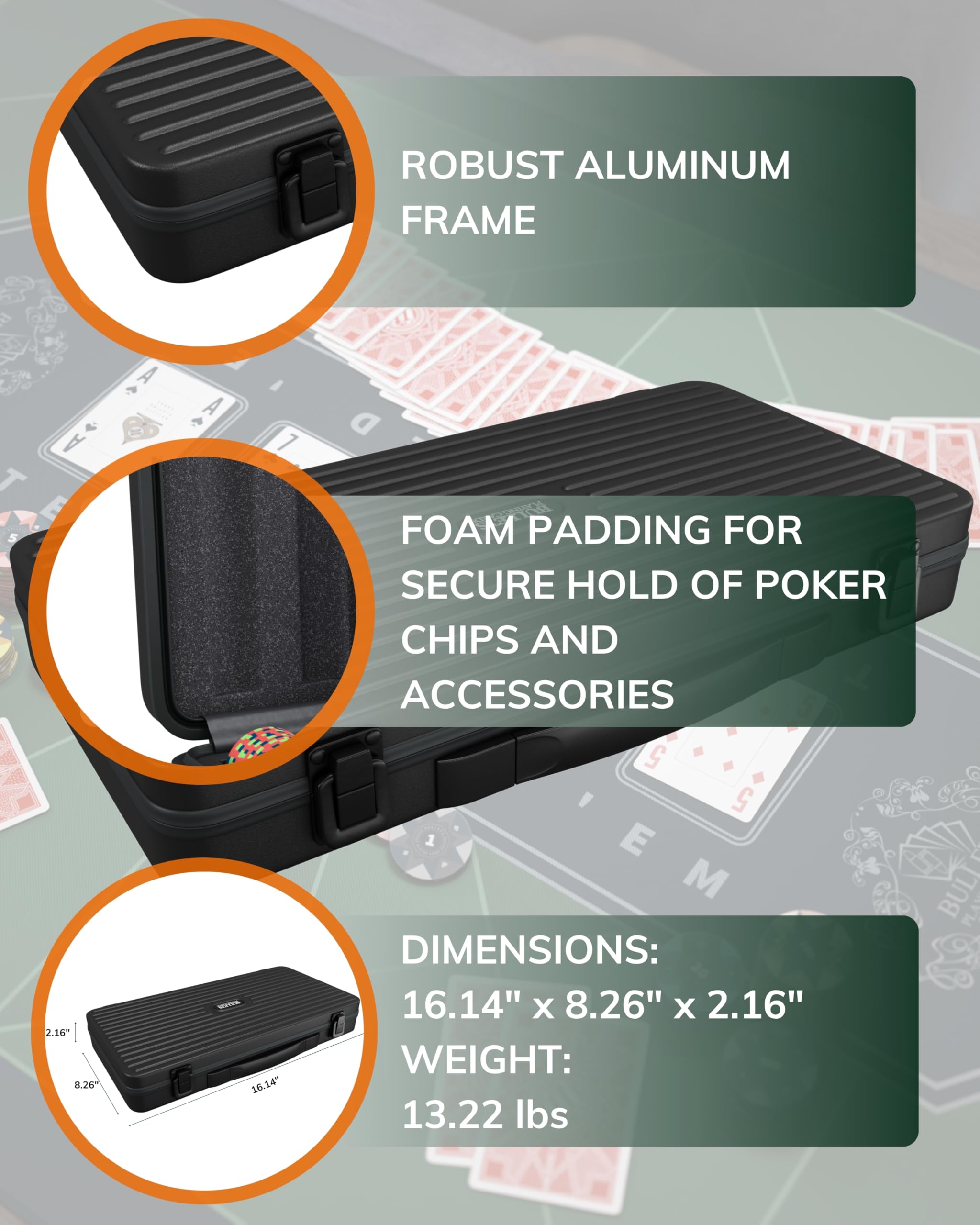 Valigetta da Poker Salvatore 300 Gettoni Argilla 10g Set Carte Dadi Dealer Regole