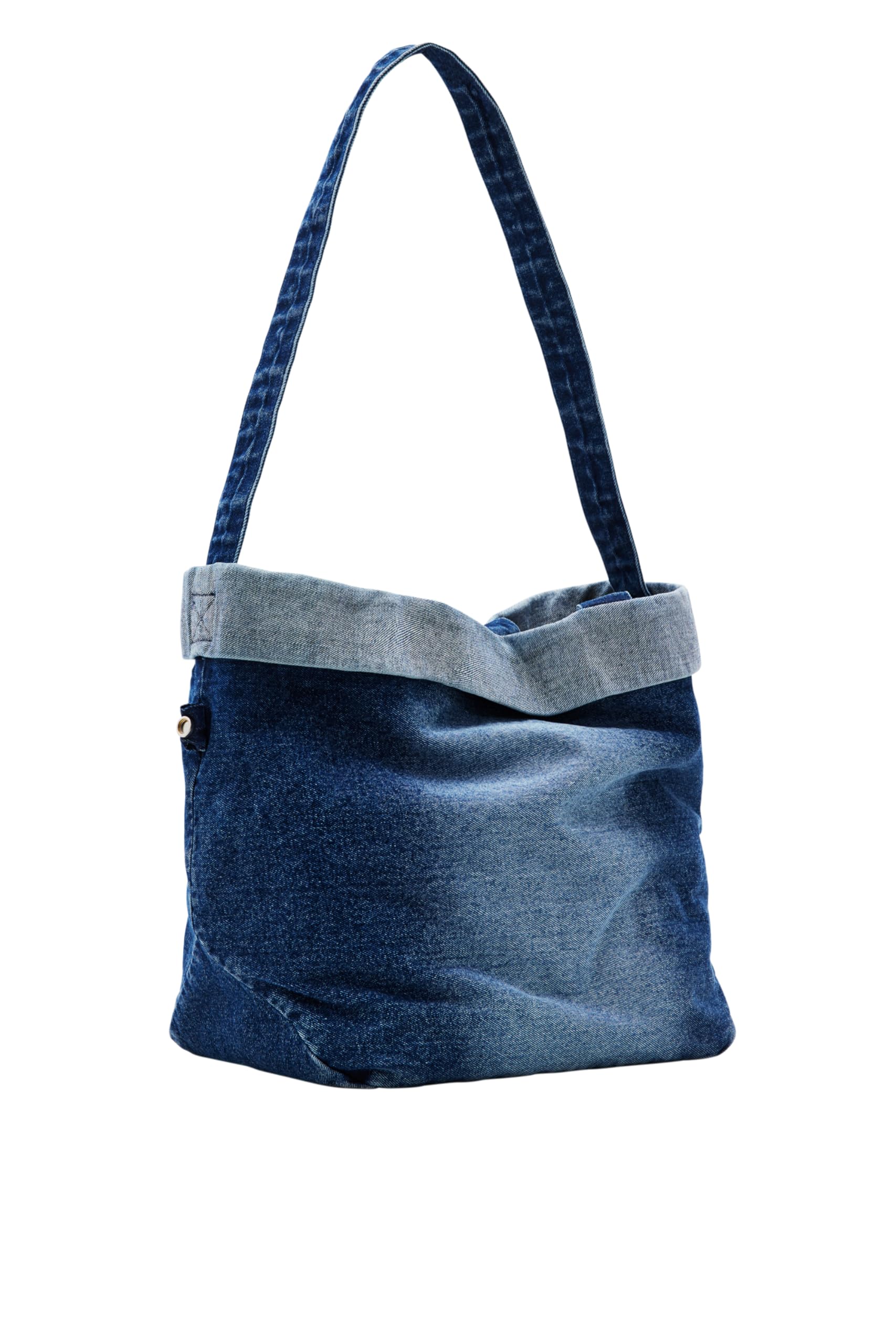 Desigual Borsa da donna PRIORI LITU Accessories DENIM SHOPPING BAG, blu, Blu