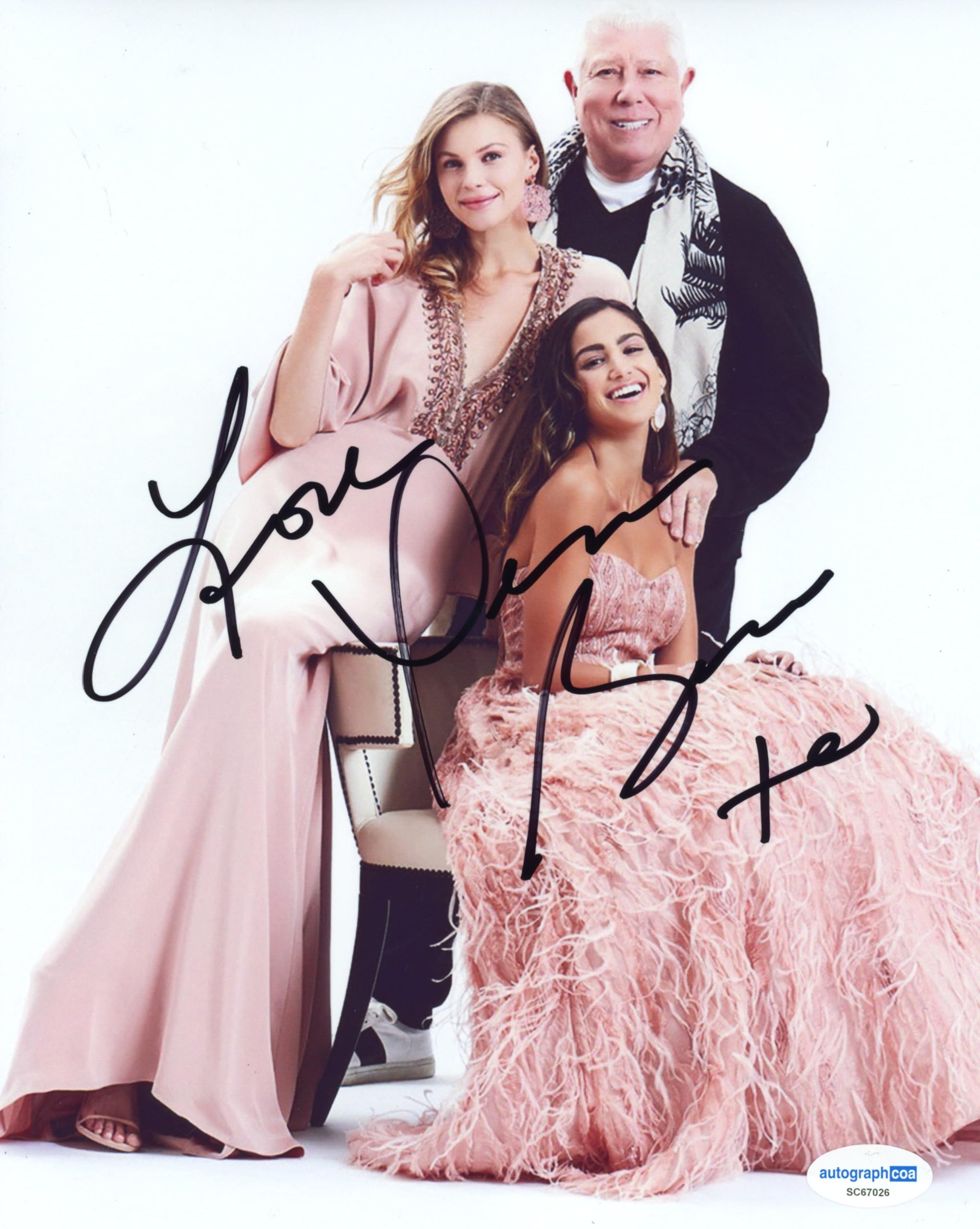 Dennis Basso AUTOGRAPH Signed Fashion Designer Autographed 8x10 Photo ACOA