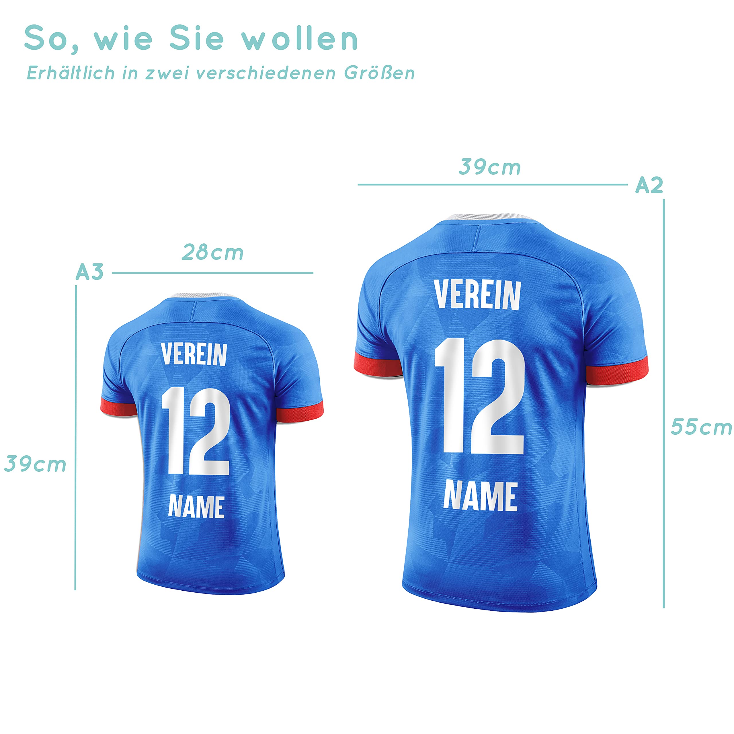 Elbeffekt Trikotlampe für Kiel Fans aus Holz - personalisierbares Geschenk - schenke Dein individuellen Kiel Fanartikel aus Echtholz
