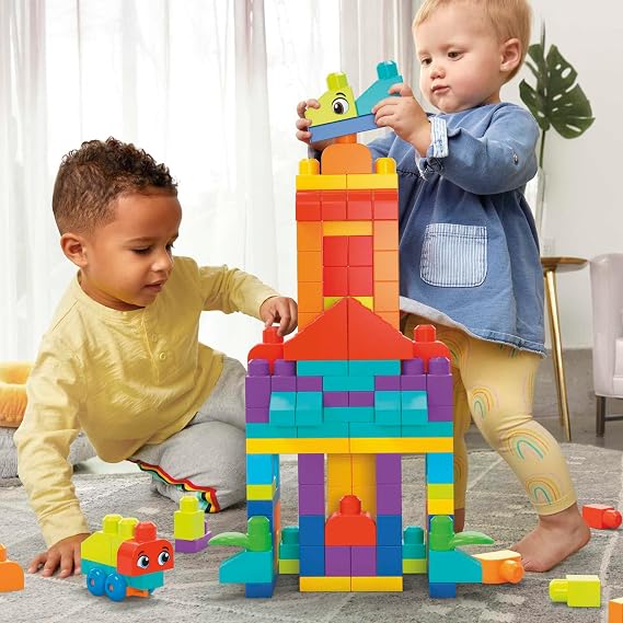 MEGA BLOKS First Builders Bigger Building Bag Toddler Blocks Toy