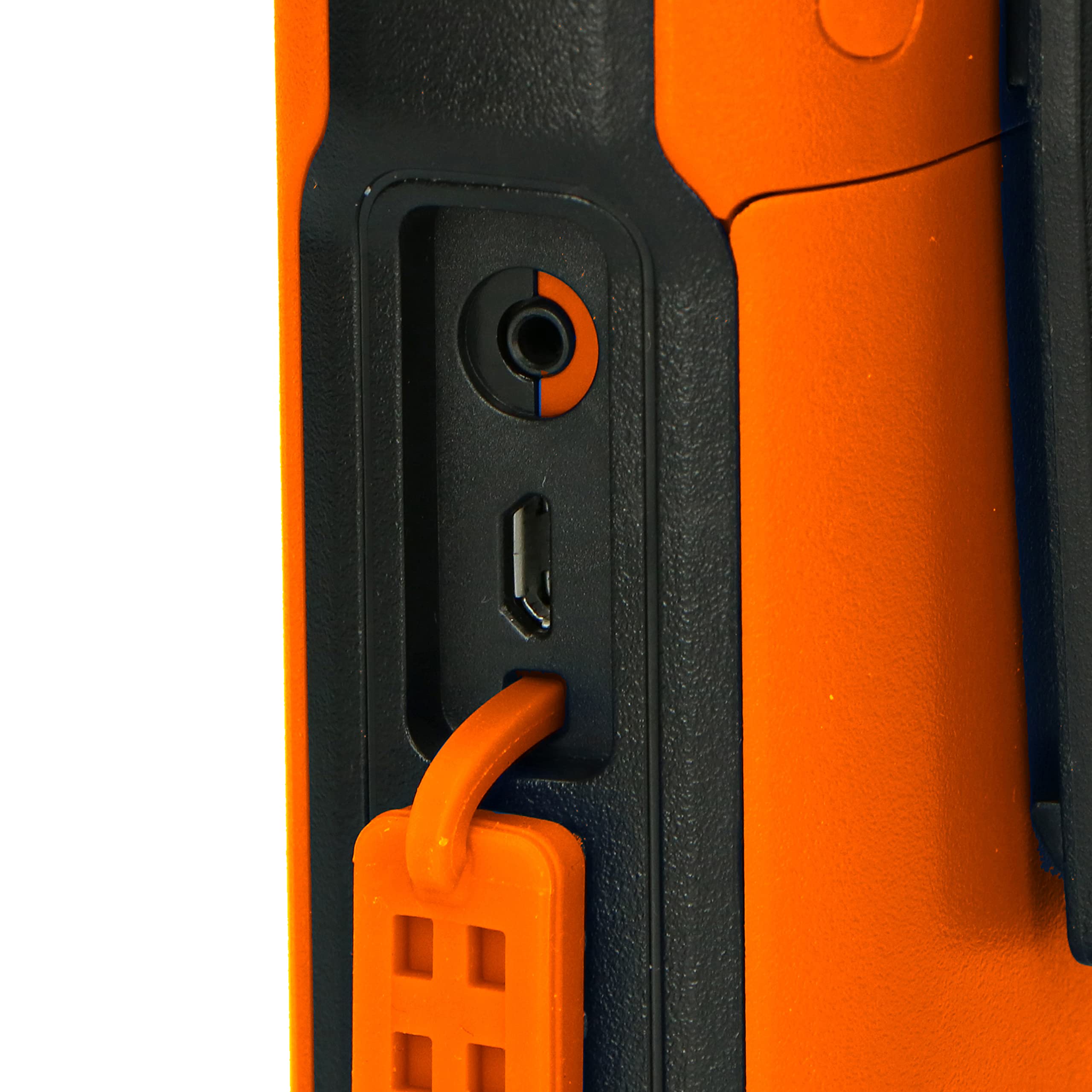 Alecto FR300 Walkie Talkie pour Enfants - Équipement Radio, portée de 10 km - Walky Talky avec canaux IPX4-16 - Fonction VOX 2,5 mm - Orange