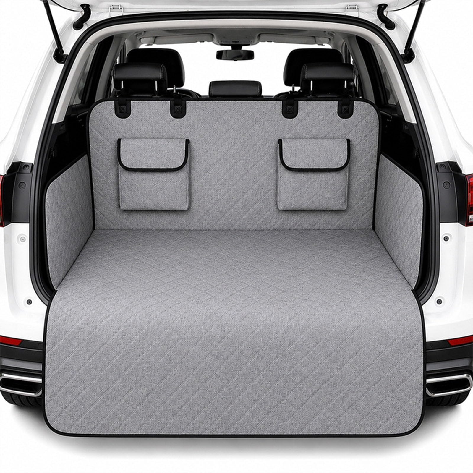 Telo Bagagliaio Auto Cani, per Suzuki S Cross Scross 2014-2025 2026 Custodia per Baule Auto Cani Antistrappo e Impermeabile con Protezione Laterale