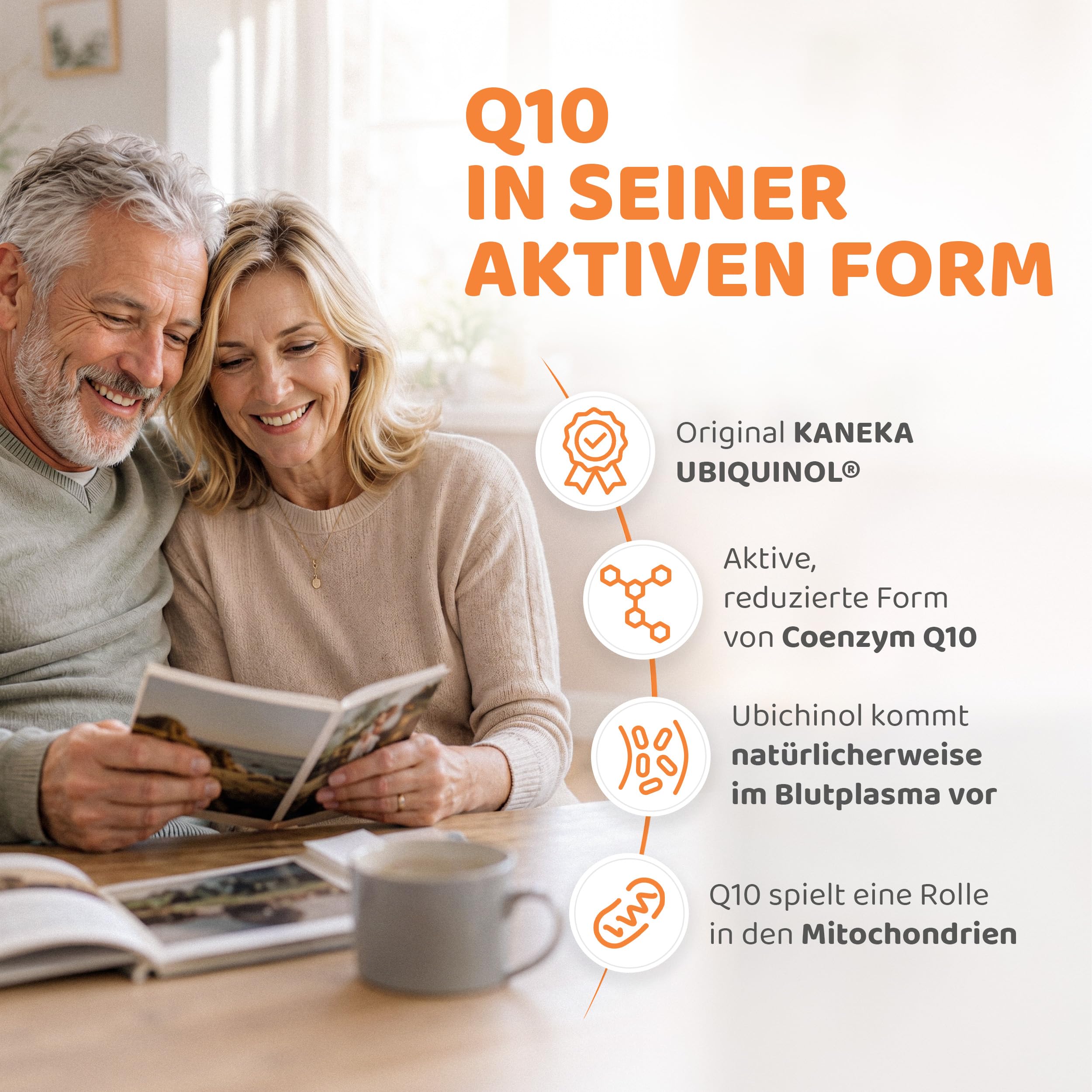 vitaworld Ubichinol 50 mg Kapseln, Aktive und damit leichter absorbierbare Form des Q10, 120 Kapseln