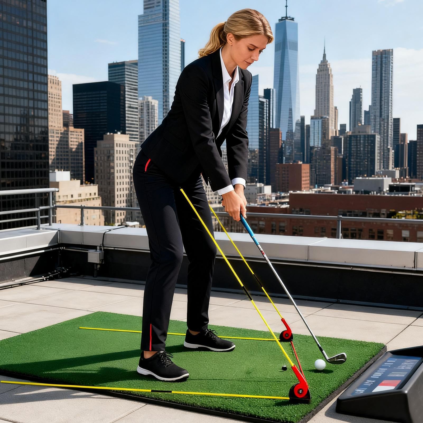 Porta Bastoncini Allineamento Golf Dispositivo Per Allenamento Swing Angolo | Coussins Décoratifs De Vacances En Forme D'Arbre Remplis Pour Salon Chambre Canapé Lit Véranda Vacances Hiv