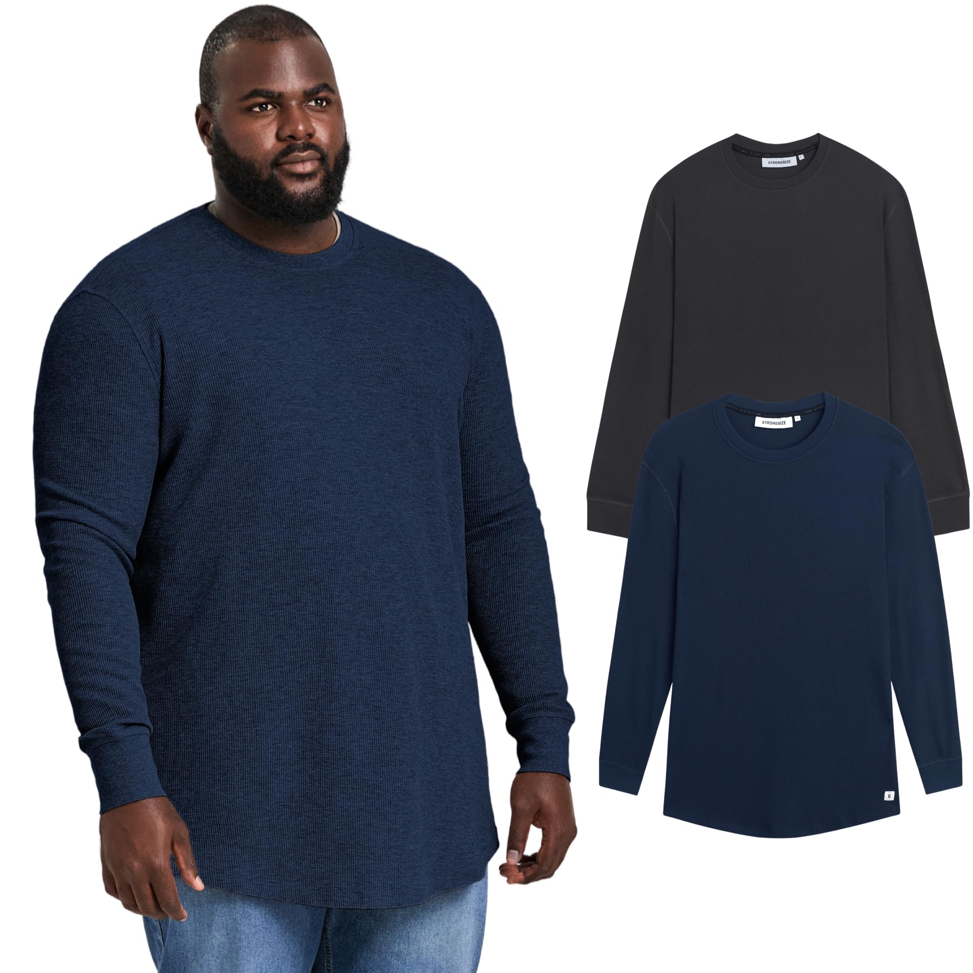 STRONGSIZE Men's Big and Tall Thermal Shirt