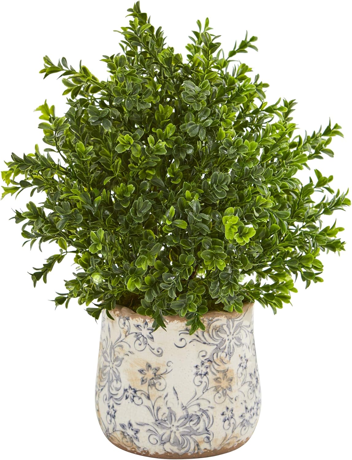 18'' Green Sweet Grass Artificial Plant in Floral Vase