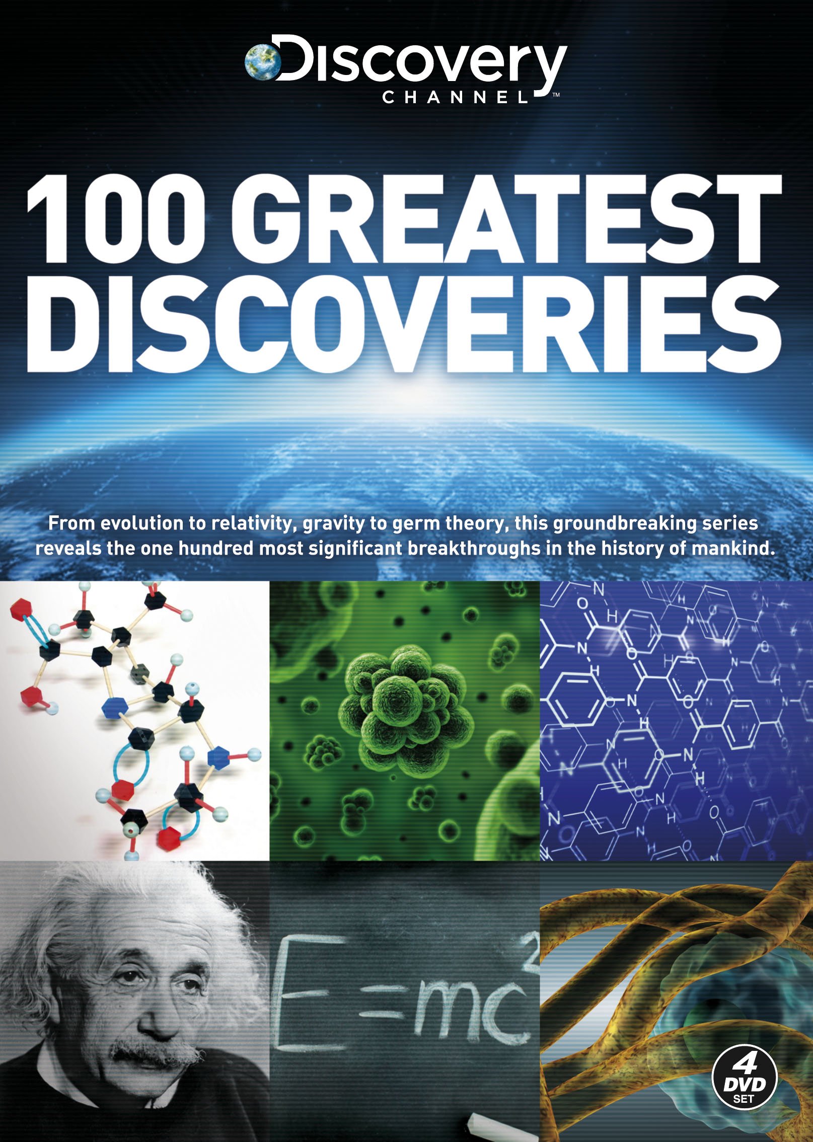 100 Greatest Discoveries - Discovery Channel (4 Disc) [DVD]
