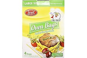 Oven Bags Large Size (16 Inch x 17.5 Inch) 4 Bags; for...
