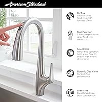 Vista 2 de American Standard 4901380.002 Avery Selectronic - Grifo de cocina extraíble manos libres, cromado