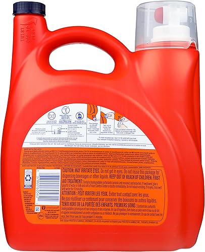 Vista 79 de Tide Detergente líquido para ropa, original, 100 cargas, 146 onzas líquidas, compatible con alta eficiencia