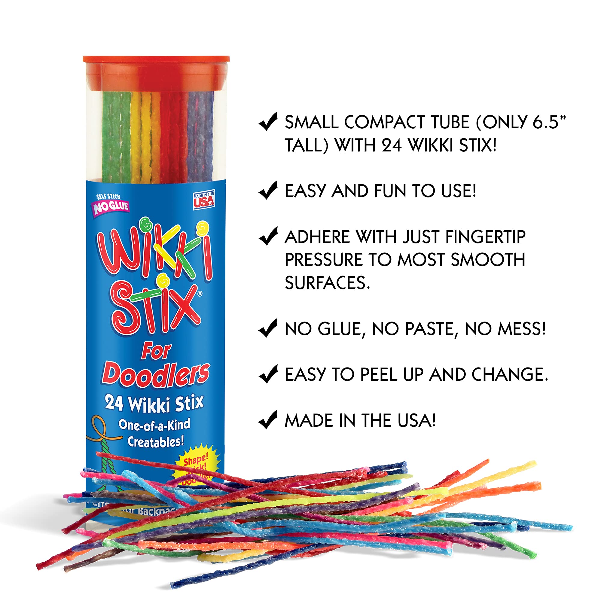 WikkiStix Sensory Fidget Toy, Arts and Crafts for Kids, NonToxic