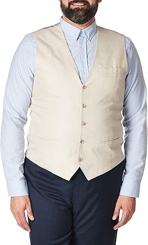 Perry Ellis Chaleco sólido para hombre