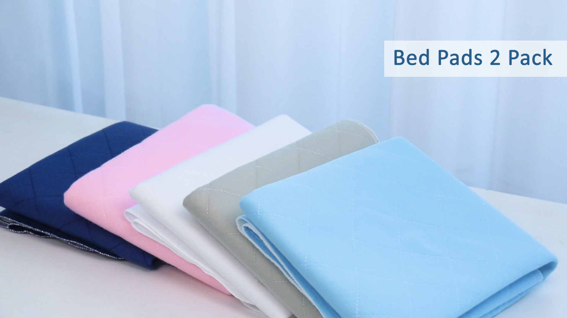 Bed Pads Washable Waterproof(2 Pack, 34 X 36), Washable And Reusable Anti Slip Chuck Pads Incontinence Underpad Sheets Protector, Pee Pads For Elderly, Kids, Toddler And Pets, White And Pink - View #7