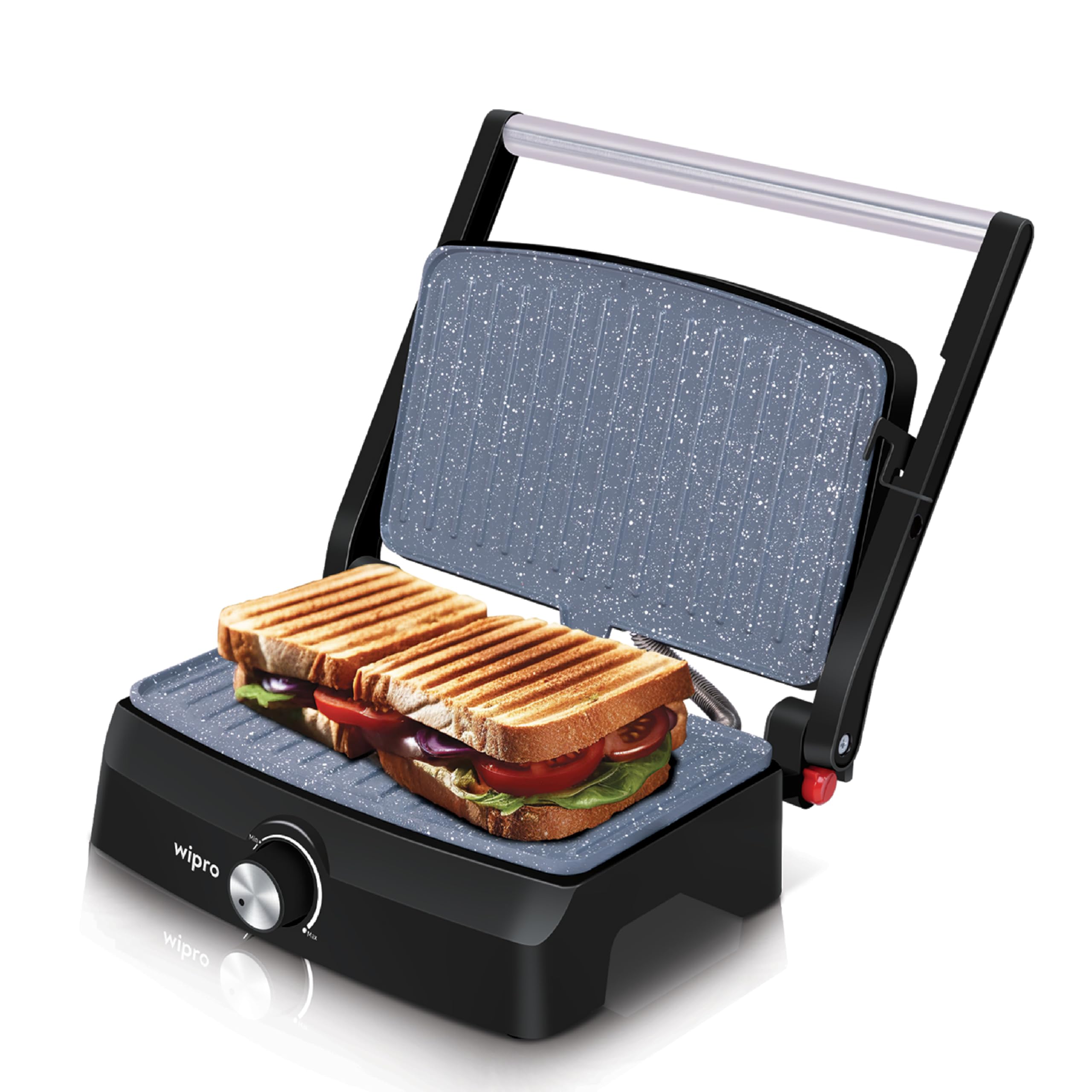 Wipro Elato BS207 1000 W Ceramic Grill Sandwich Maker with Temperature Control, Scratch Resistant, 180° Open Sandwich Griller, Auto Cutoff, Non Toxic BPA, PTFE & PFOA Free, 2 Year Warranty-image-37