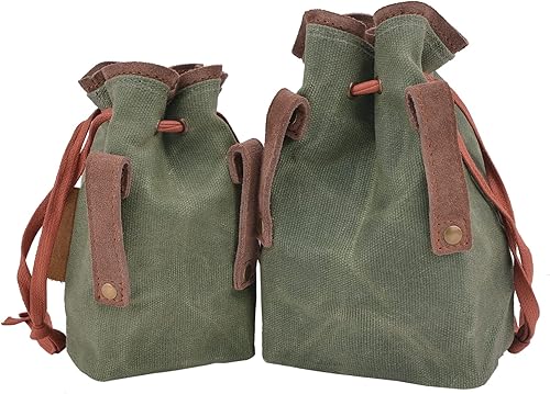 Miniatura 2 de Tas Trost Bolsa de munición con cordón, bolsa táctica para cinturón de municiones para .30-06, bolsa de cartucho, bolsa de almacenamiento para rifle