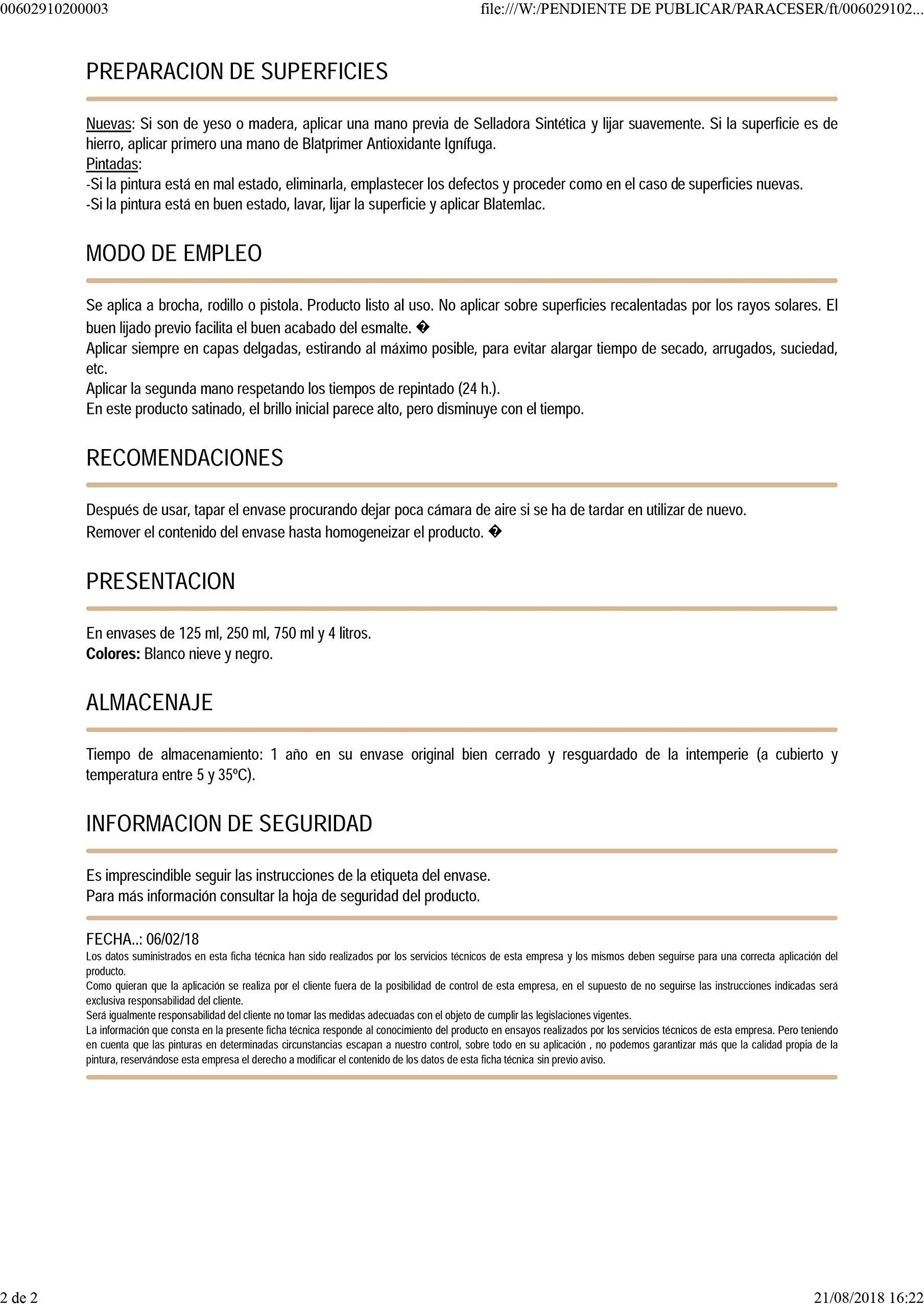 Esmalte-laca poliuretano blanco satinado (4lt)