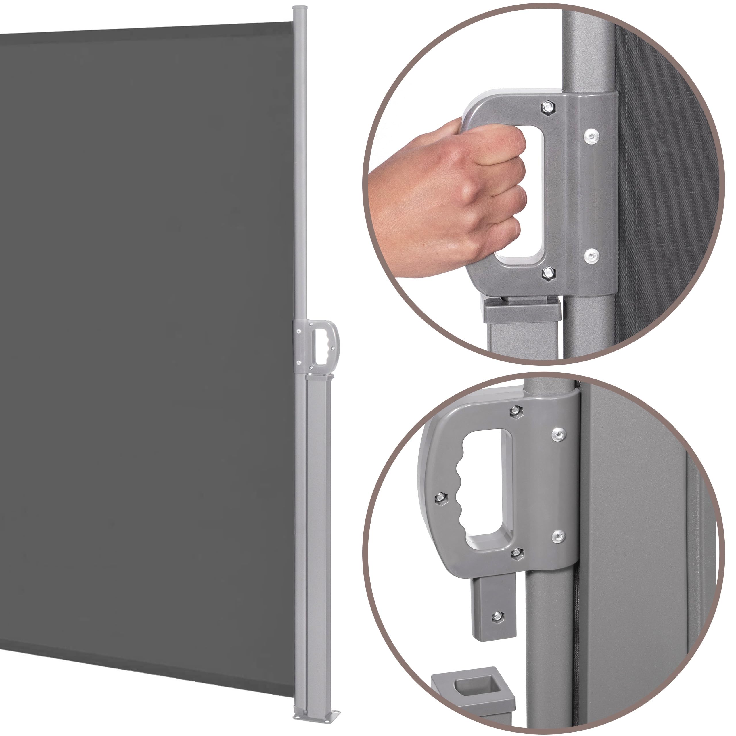 SPRINGOS Toldo lateral extensible de 180 x 400 cm
