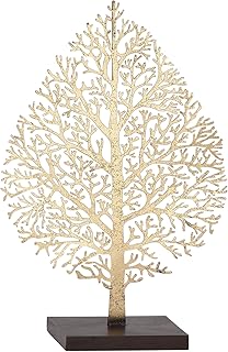 Deco 79 Metal Tree Decorative Sculpture Home Decor Statue, Accent Figuri...