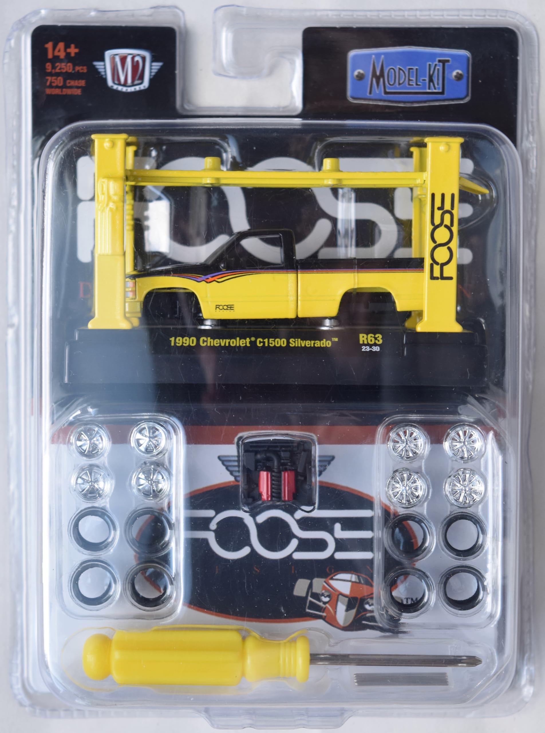 Amazon.com: M2 Machines 1990 Chevrolet C1500 Silverado, Model Kit