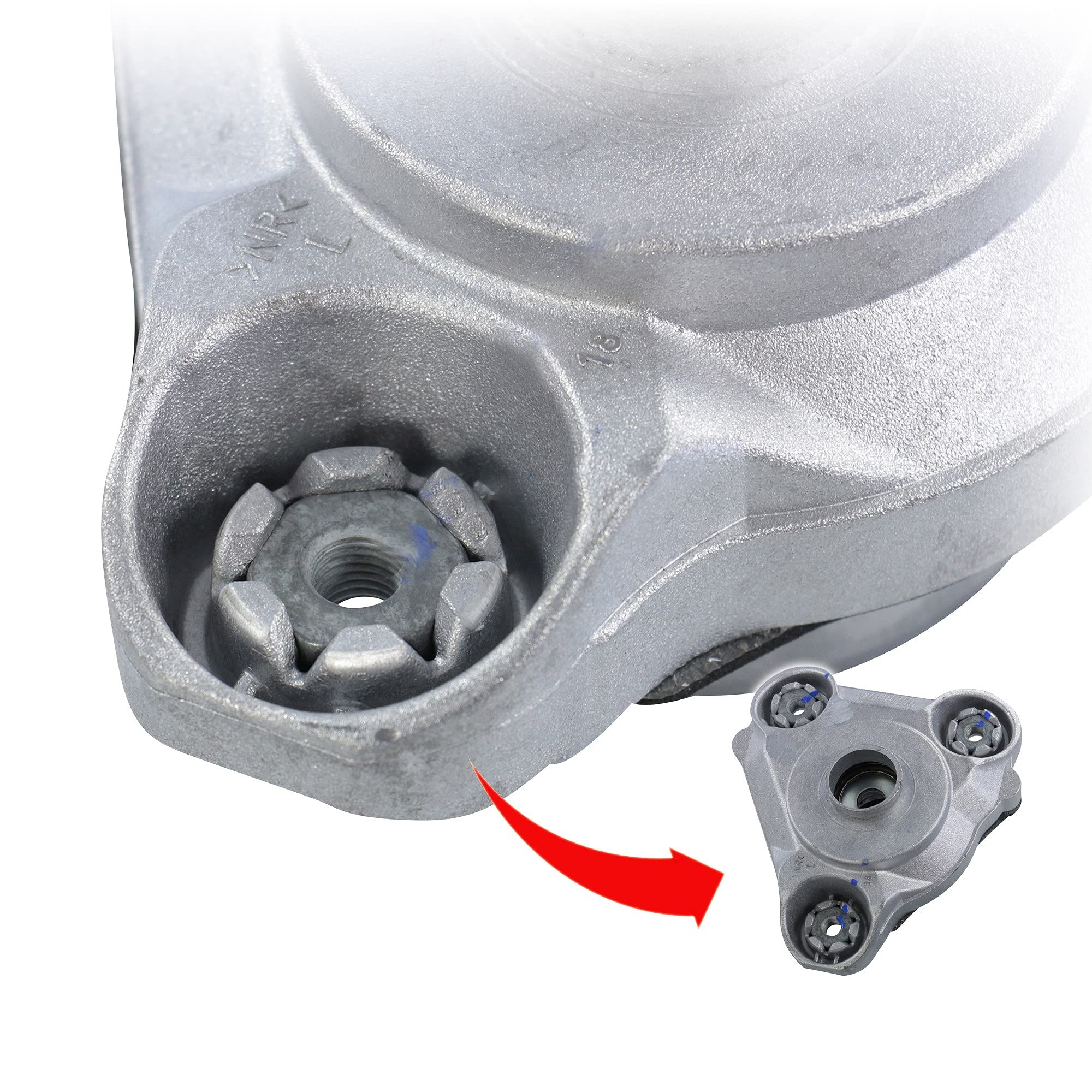 Febi bilstein 32423 Kit de réparation, coupelle de suspension | Compatible avec: CITROËN JUMPER I Bus, JUMPER I Kasten, JUMPER I Pritsche/Fahrgestell, JUMPER II Bus, JUMPER II Kasten