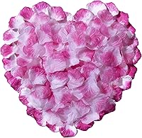 Vista 16 de CO-RODE 1200 pétalos de rosa negra, flores artificiales para bodas, fiestas, ambiente nocturno romántico, día de San Valentín, aniversarios