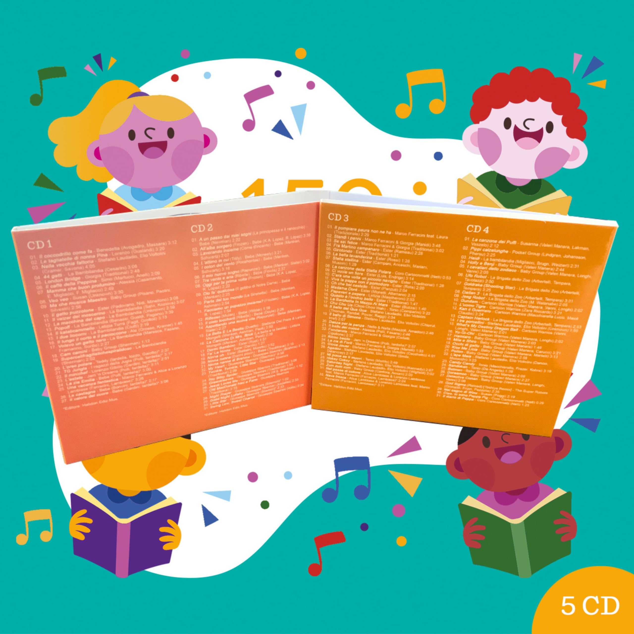 150 canzoni per bambini - Le più belle di sempre