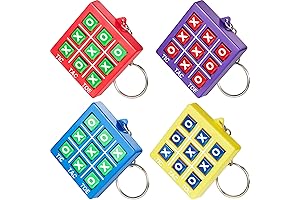Hicarer Tic Tac Toe Keychain for Older Kids Valentine's Day Goodies