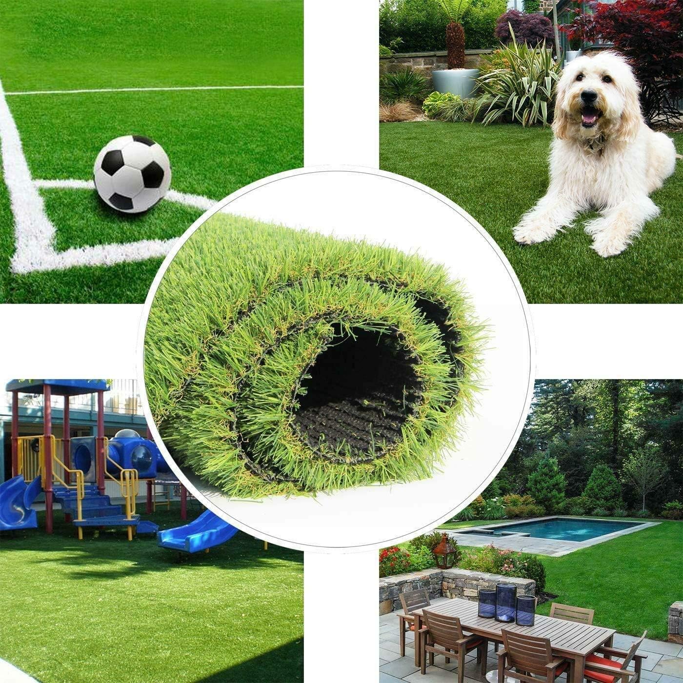 Moxie Direct Artificial Grass Turf Lawn (28 in x 40 in = 7.7 Square ft), Realistic