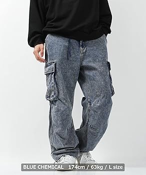 Amazon | [ワンフォークロージング] カーゴパンツ メンズ ワイド