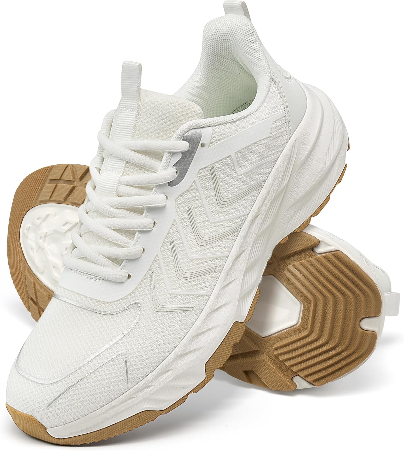 HARENCE Mens Sneakers Walking Shoes: Comfortable Breathable Cushioning Non Slip Casual Athletic Tennis Shoes for Gym Workout